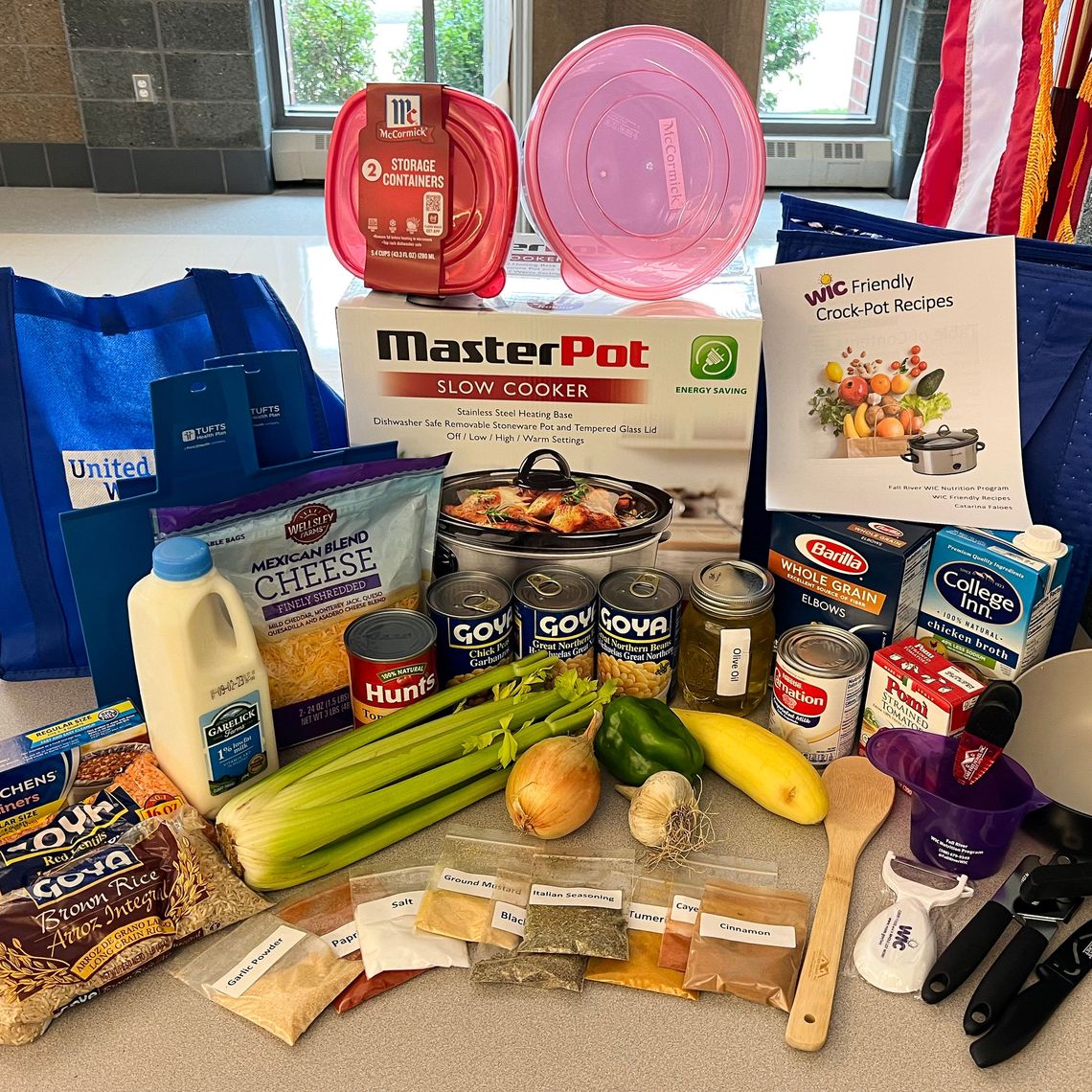 The crockpot program provided participants with materials and ingredients to make their meals.